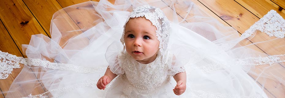 Newdeve Baby-Girls Lace Beads Infant Toddler White Christening Gowns Long  (Preemie, White): Clothing, Shoes & Jewelry - Amazon.com