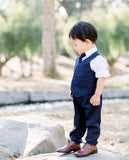 Baby Saverio- Slim Fit Boys 5 Piece Suit in