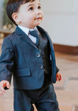 Baby Saverio- Slim Fit Boys 5 Piece Suit in